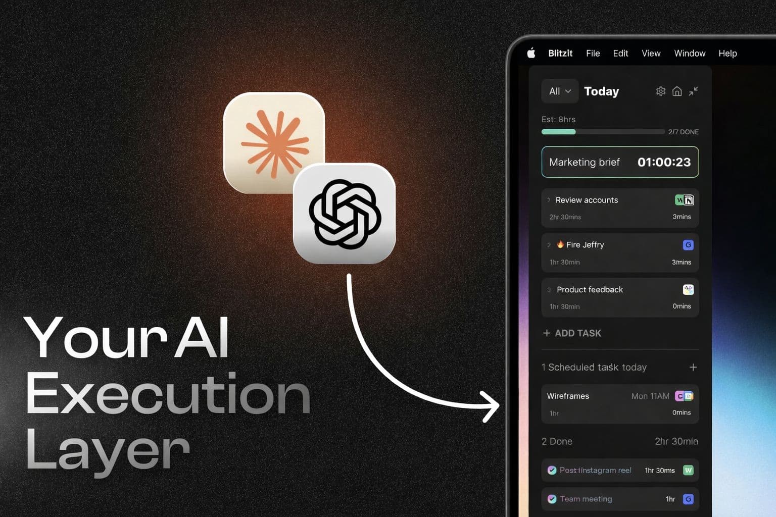 Blitzit — AI-powered task management platform